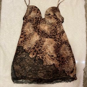 Victoria's Secret Very Sexy Animal Print Teddy Lingerie Women